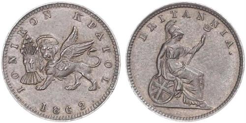 1 Lepton Королевство Греция (1832-1924) Медь 