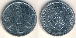 1 Leu Moldawien (1991 - ) Nickel/Stahl 