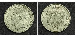 1 Leu Königreich Rumänien (1881-1947) Silber Karl I. (Rumänien) (1839 - 1914)
