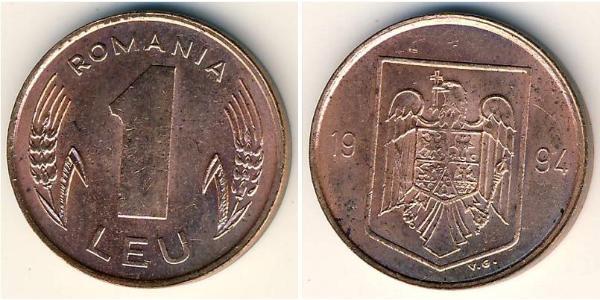 1 Lev Rumänien Kupfer/Stahl 