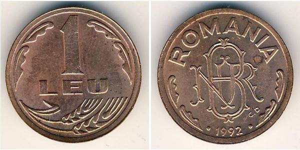 1 Lev Rumänien Kupfer/Stahl 
