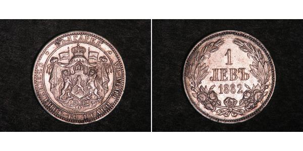 1 Lev Bulgarien Silber 