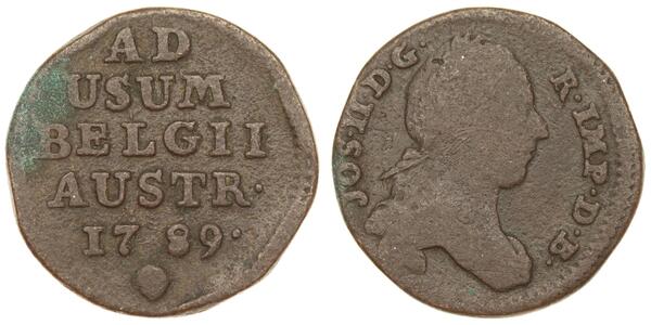 1 Liard Países Bajos Austríacos (1713-1795) Cobre 
