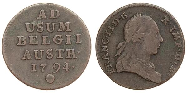1 Liard Austrian Netherlands (1713-1795) Copper 