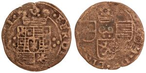 1 Liard Spanish Netherlands (1581 - 1714) Copper 