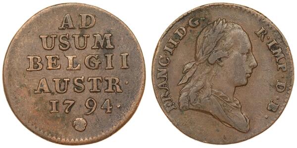 1 Liard Austrian Netherlands (1713-1795) Kupfer 