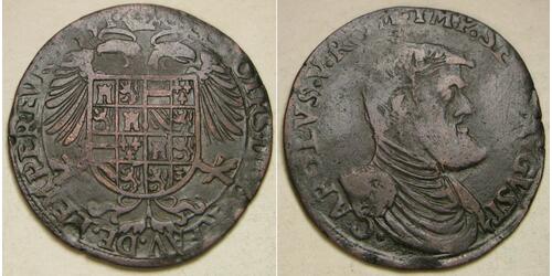 1 Liard Spanish Netherlands Rame 