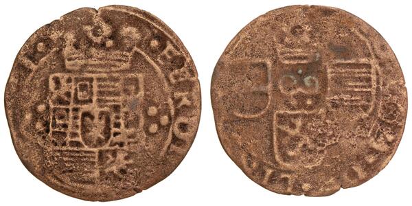 1 Liard Іспанські Нідерланди (1581 - 1714) Мідь 