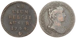 1 Liard Австрійські Нідерланди (1713-1795) Мідь 