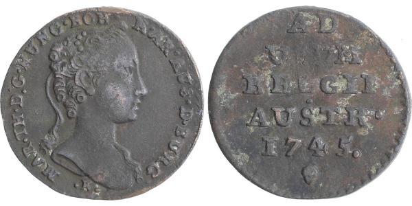 1 Liard Austrian Netherlands (1713-1795) 銅 