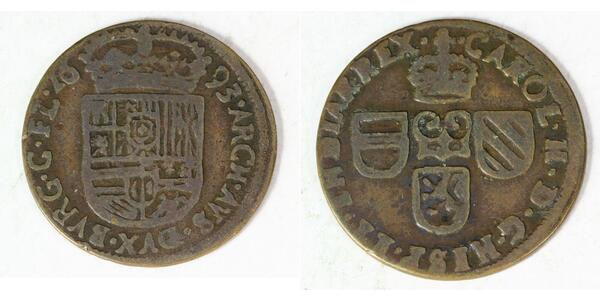 1 Liard 西屬尼德蘭 (1581 - 1714) 銅 