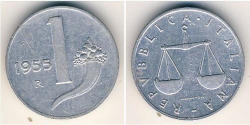 1 Lira Italia Alluminio 