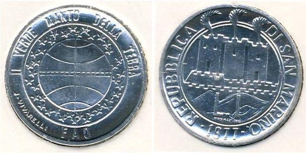 1 Lira Saint-Marin Aluminium 