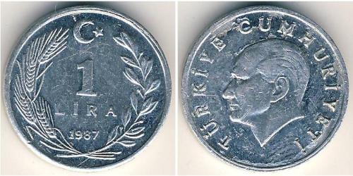 1 Lira Turkey (1923 - ) Aluminium 