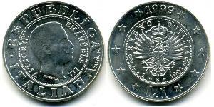 1 Lira Italie Argent 