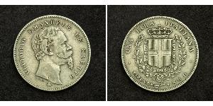 1 Lira Italie Argent Umberto I (1844-1900)