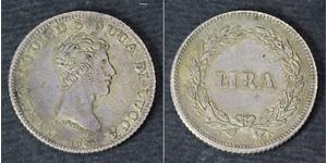 1 Lira Italie / Italian city-states Argent 