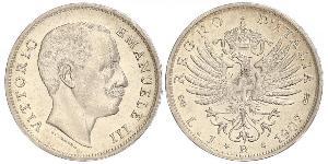 1 Lira Kingdom of Italy (1861-1946) Argent Vittorio Emanuele III (1869 - 1947)