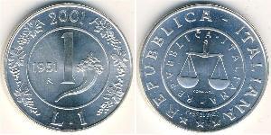 1 Lira Italia Argento 