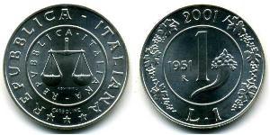 1 Lira Italia Argento 