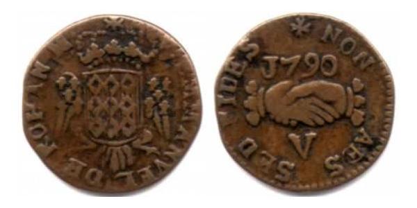 1 Lira Order of Malta (1080 - ) Copper 