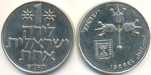 1 Lira Israel (1948 - ) Copper/Nickel 