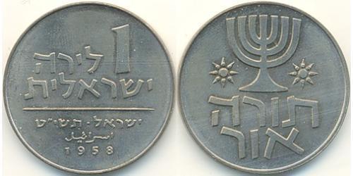 1 Lira Israel (1948 - ) Copper/Nickel 