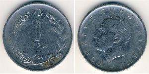 1 Lira Türkei (1923 - ) Kupfer/Nickel 