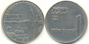 1 Lira Israel (1948 - ) Níquel/Cobre 