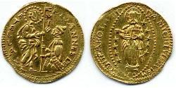 1 Lira Orden de Malta (1080 - ) Oro 