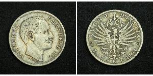 1 Lira Kingdom of Italy (1861-1946) Plata Vittorio Emanuele III (1869 - 1947)