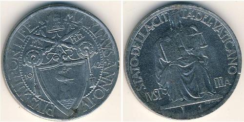 1 Lira Vatikan (1926-) Rostfreier Stahl 