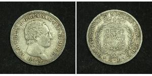 1 Lira Italian city-states Silber Karl Felix (Sardinien-Piemont)