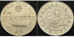 1 Lira Malta Silber 