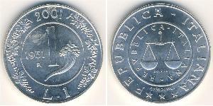 1 Lira Italy Silver 