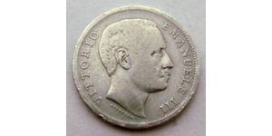 1 Lira Kingdom of Italy (1861-1946) Silver Vittorio Emanuele III (1869 - 1947)