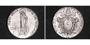 1 Lira Vatican (1926-) Stainless steel Pope Pius XII  (1876 - 1958)