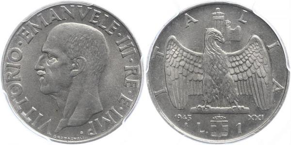 1 Lira 意大利王國 (1861-1946) Steel 
