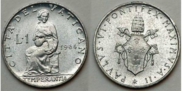 1 Lira 梵蒂冈  
