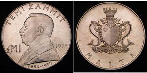 1 Lira Malta 銀 
