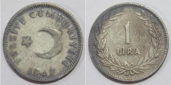 1 Lira 土耳其 銀 