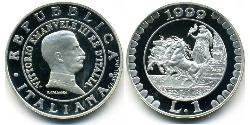 1 Lira 意大利 銀 