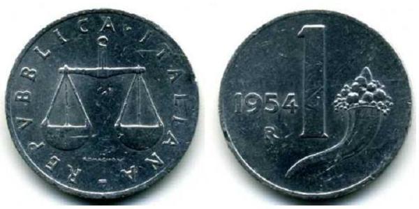 1 Lira 意大利 铝 