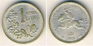 1 Litas Lituanie (1991 - ) Argent 