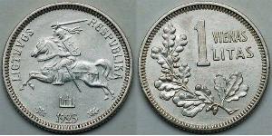 1 Litas Lituania (1991 - ) Argento 