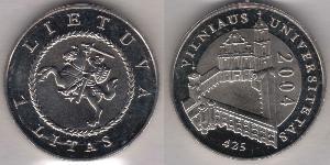 1 Litas Lituanie (1991 - ) Cuivre/Nickel 