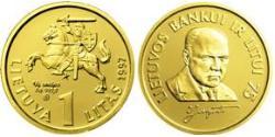 1 Litas Litauen (1991 - ) Gold 