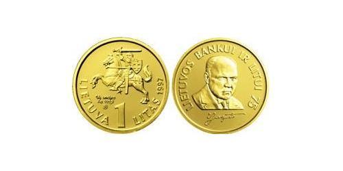 1 Litas Litauen (1991 - ) Gold 