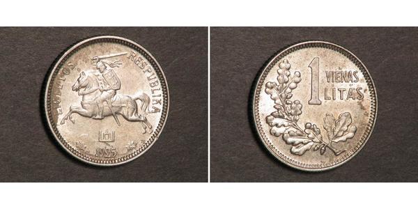 1 Litas Lituania (1991 - ) Plata 