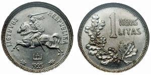 1 Litas Litauen (1991 - ) Silber 